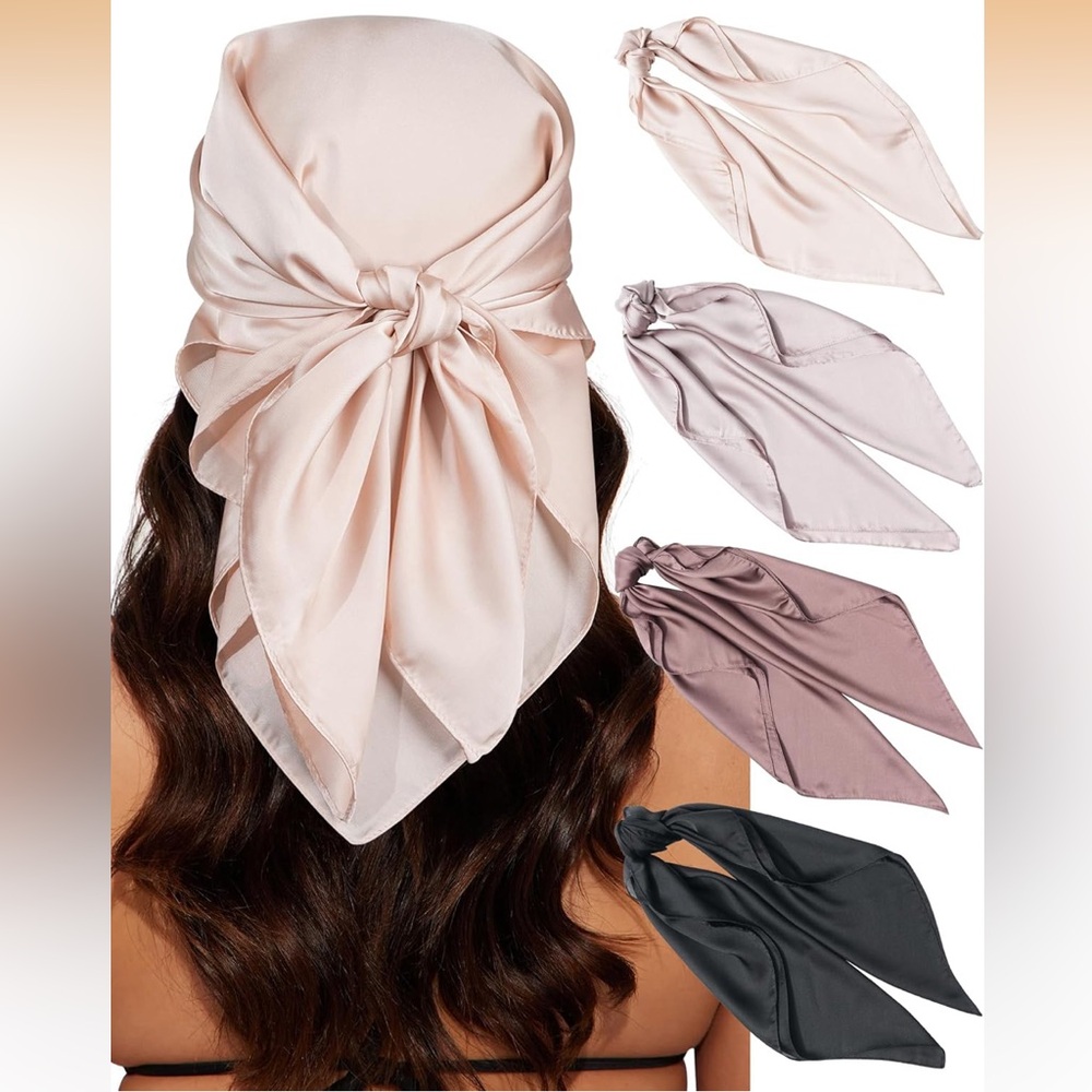 Elegant Silk Headscarf